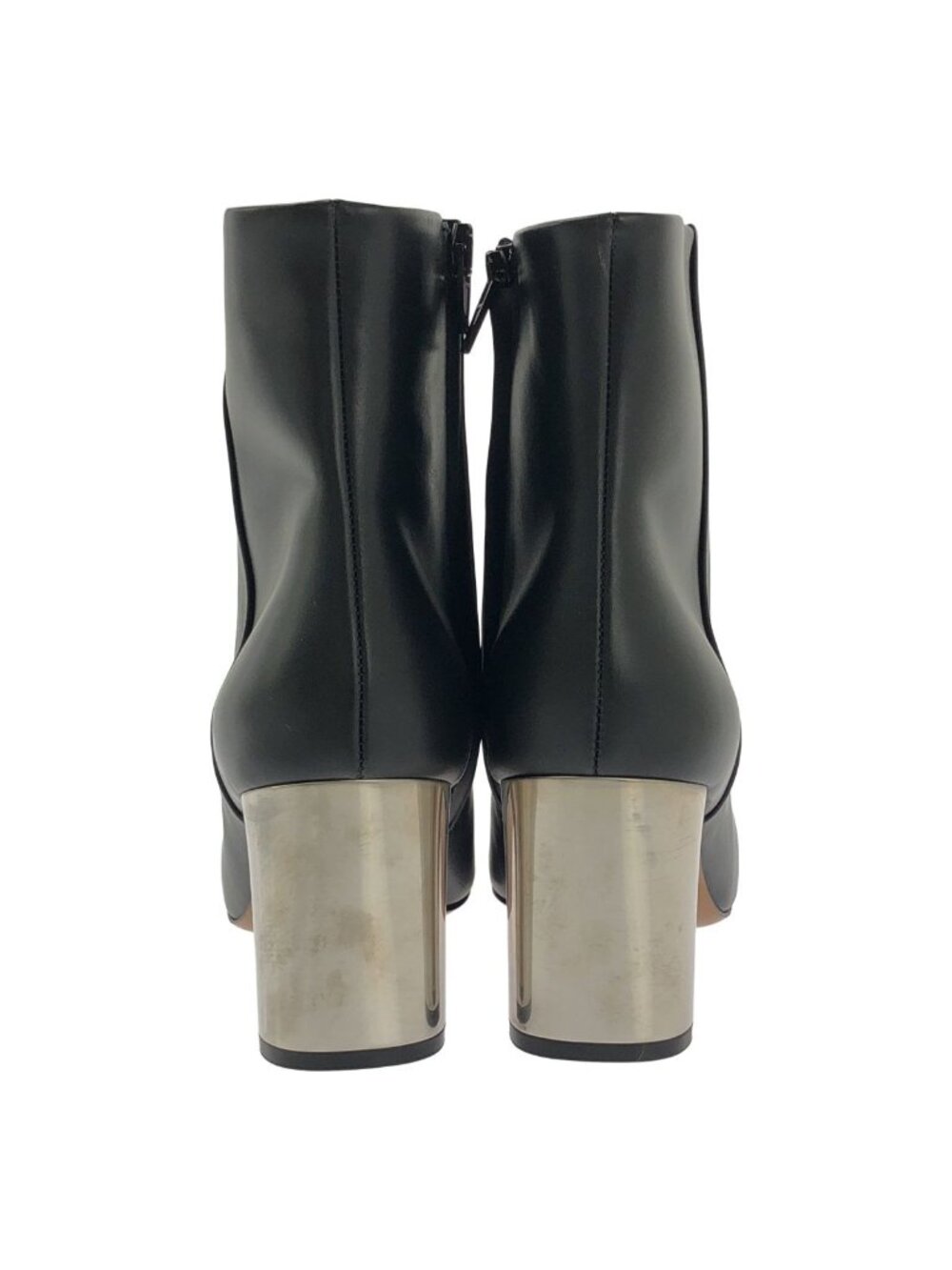 Celine Banban Metal Heels Boots 36 Black Silver - Picture 3 of 10